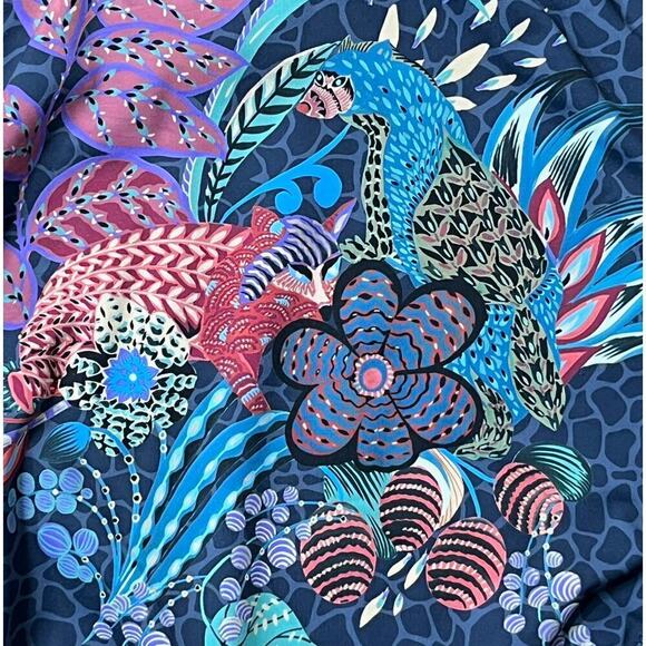 Johnny Was Women's Swimsuit XS Sea Owl Print Floral Square Neck One Piece NWT - Picture 10 of 16